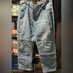Supplies straight leg boyfriend jeans